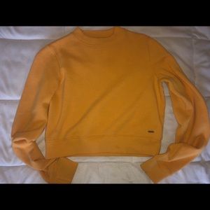 Mustard crew neck